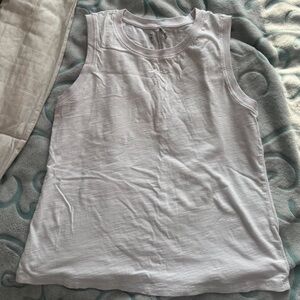 Sleeveless White Top